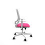 PIQUERAS Y CRESPO Silla de oficina Cilanco Rosa y Blanca