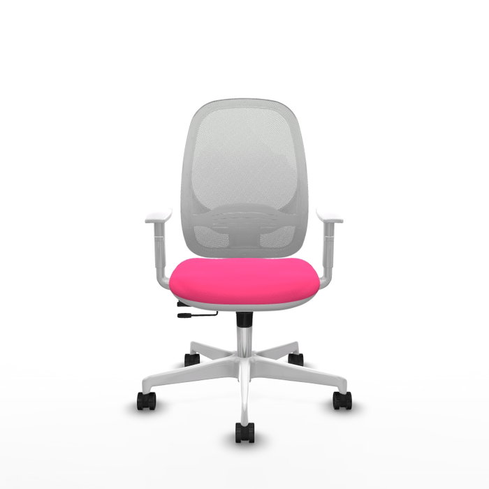 PIQUERAS Y CRESPO Silla de oficina Cilanco Rosa y Blanca PIQUERAS Y CRESPO Silla de oficina Cilanco Rosa y Blanca