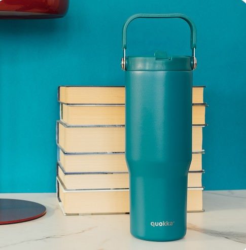 Quokka Vaso Cool Termo Core Midnight Green 860 ml con Asa