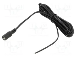 POS Cable de alimentación plano de 3m con conector DC 5,5/2,1