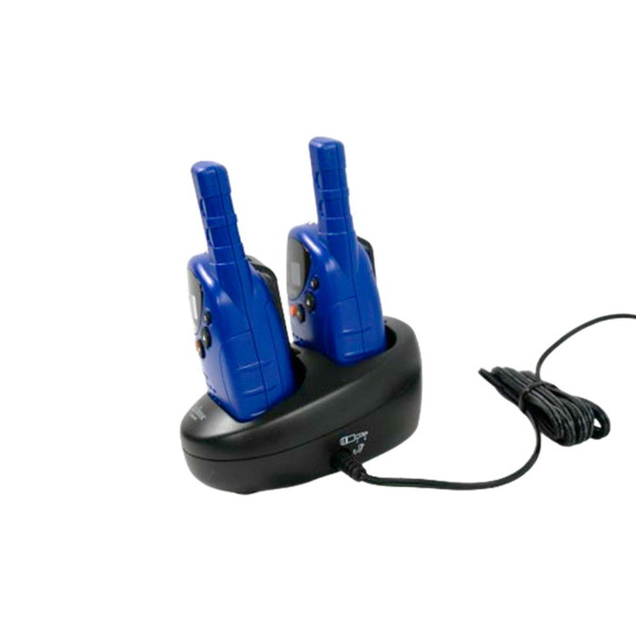 Lexibook Walkie Talkies Recargables C/Base Tw45Z | Alcance 5 Km, Tono de Llamada, Pilas Recargables