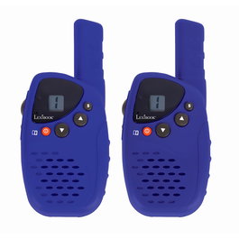 Lexibook Walkie Talkies Recargables C/Base Tw45Z | Alcance 5 Km, Tono de Llamada, Pilas Recargables