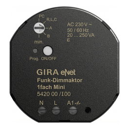 GIRA 542000 Funk Dimmaktor Mini 20 250 VA Gira eNet