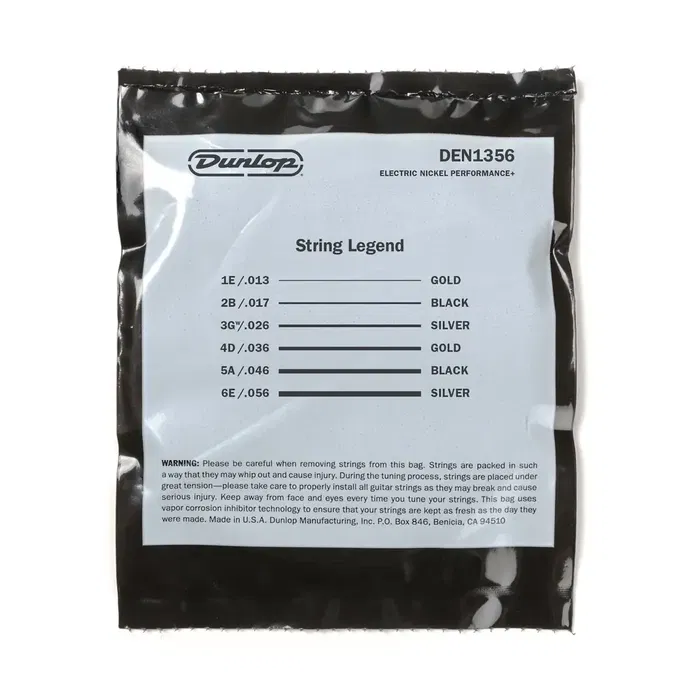 Dunlop Eléctrica Níquel 13-56 Cuerdas para Guitarra Eléctrica