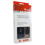 Equip Adaptador DisplayPort a HDMI, VGA y DVI Negro