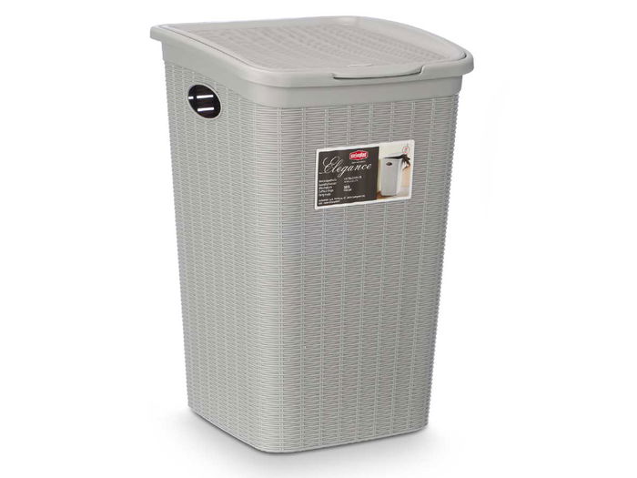 Stefanplast Pongotodo Elegance 50L Gris Claro 36x55x38 cm (Set de 6)