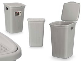 Stefanplast Pongotodo Elegance 50L Gris Claro 36x55x38 cm (Set de 6)