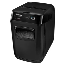 Fellowes AutoMax 150C Destructora de Papel Automática, Corte Cruzado, Negro/Gris