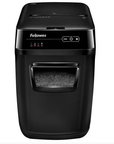 Fellowes AutoMax 150C Destructora de Papel Automática, Corte Cruzado, Negro/Gris Fellowes AutoMax 150C Destructora de Papel Automática, Corte Cruzado, Negro/Gris