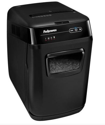 Fellowes AutoMax 150C Destructora de Papel Automática, Corte Cruzado, Negro/Gris Fellowes AutoMax 150C Destructora de Papel Automática, Corte Cruzado, Negro/Gris