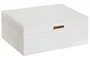 DKD Home Decor Joyero Tradicional Blanco 7 x 12 x 18 cm (4 Unidades)