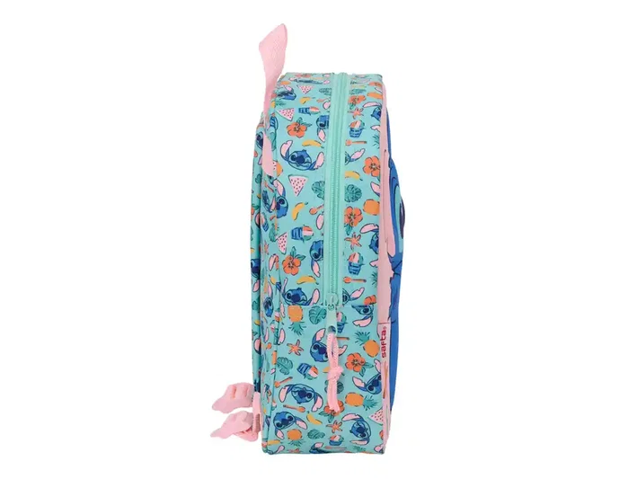 Safta Mochila de Guardería 3D Stitch Disney 27cm