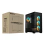 Gigabyte C500 PANORAMIC STEALTH Caja PC Gaming Midi Torre Negro, ATX, Mini-ATX, Mini-ITX, Ventana Lateral de Vidrio, Filtro Antipolvo