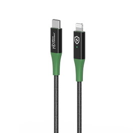 MicroConnect Cable USB-C a Lightning Smart Charge MFI 2m Negro/Verde