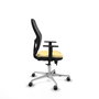 PIQUERAS Y CRESPO Silla de oficina Jorquera Sincro/Traslack Crema y Negro