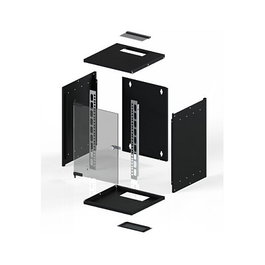 EFB Elektronik NWSZ EFB Rieles de montaje de 15HE para gabinetes de 19 pulgadas, Set de 2 piezas