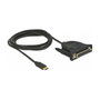 DeLOCK 62980 Adaptador USB Type-C™ a DB25 paralelo
