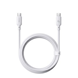 Baseus Silky Series Lade- und Datenkabel USB-C Typ C 100W 2m Cluster Weiß - Kabel Schnellladung Power Delivery 3.0 PPS