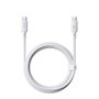 Baseus Silky Series Cable de carga Type-C 100W 2m Blanco