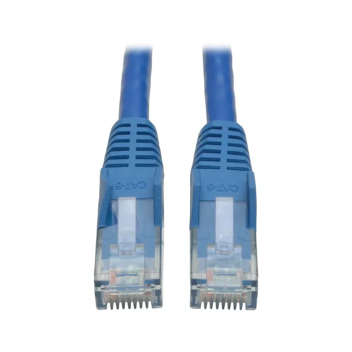 Tripp Lite N201-001-BL Cable de Red Ethernet RJ45 Macho/Macho Cat6 UTP 1 Pie (0.3 m) Azul - Cable Gigabit Snagless Molded, 550 MHz, 1000 Mbps