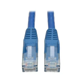 Tripp Lite N201-001-BL Cable de Red Ethernet RJ45 Macho/Macho Cat6 UTP 1 Pie (0.3 m) Azul - Cable Gigabit Snagless Molded, 550 MHz, 1000 Mbps