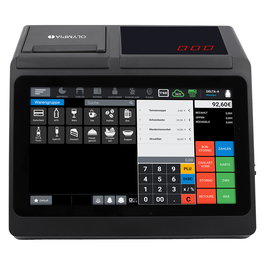 Olympia T110 Caja Registradora Térmica Pantalla Táctil LED 10.1" (25.6 cm) 80 mm Negro - 3.3 kg