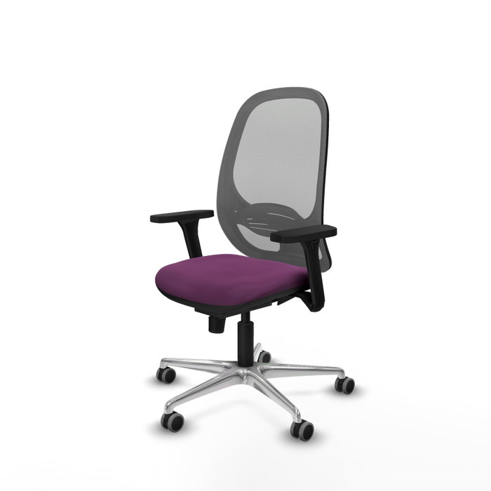 PIQUERAS Y CRESPO Silla de oficina Cilanco Morada y Gris PIQUERAS Y CRESPO Silla de oficina Cilanco Morada y Gris