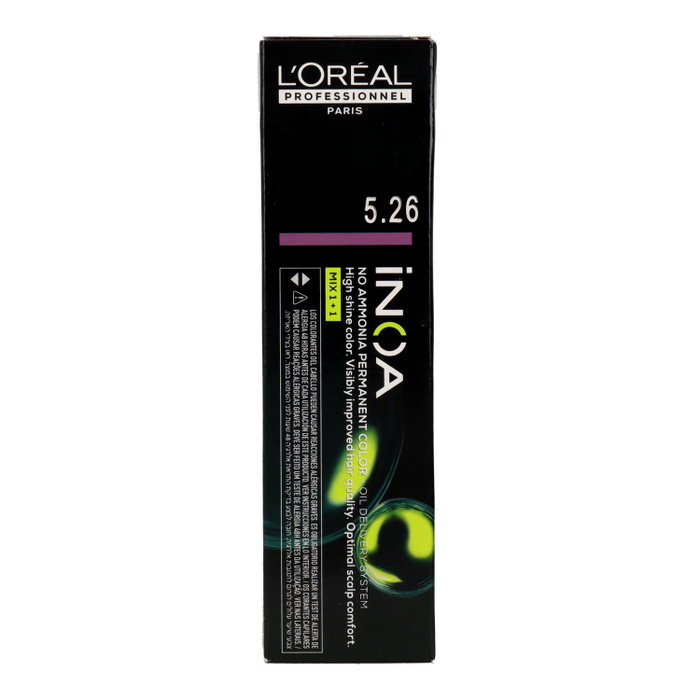 L'Oréal Professionnel Paris INOA 5.26 Castaño Claro Irisado Rojo L'Oréal Professionnel Paris INOA 5.26 Castaño Claro Irisado Rojo