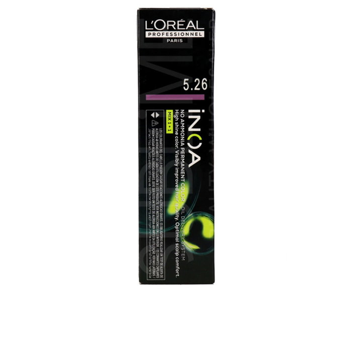 L'Oréal Professionnel Paris INOA 5.26 Castaño Claro Irisado Rojo L'Oréal Professionnel Paris INOA 5.26 Castaño Claro Irisado Rojo