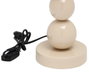 DKD Home Decor Lámpara de Sobremesa Hierro Bolas Seta Beige