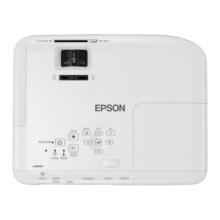 Epson EB-FH06 Proyector Portátil 3-LCD 3500 Lúmenes Full HD (1920x1080) 16:9 Blanco con Altavoces Integrados y Mando a Distancia Incluido