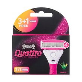 WILKINSON QUATTRO PINK CARGADOR 4 uds