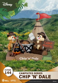 Disney Diorama PVC D-Stage Campsite Series Chip & Dale 10 cm