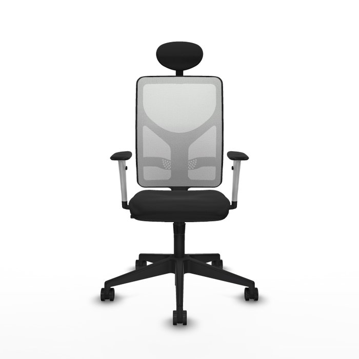 PIQUERAS Y CRESPO Silla de oficina Motilla con mecanismo Sincro, Negro y Blanco PIQUERAS Y CRESPO Silla de oficina Motilla con mecanismo Sincro, Negro y Blanco