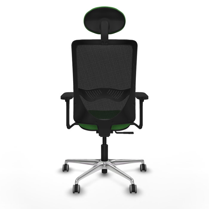 PIQUERAS Y CRESPO Silla de Oficina Zulema con Mecanismo Sincro Verde y Negro