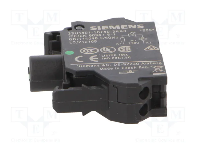 SIEMENS Elemento iluminador LED verde 22mm SIEMENS Elemento iluminador LED verde 22mm