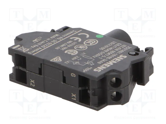 SIEMENS Elemento iluminador LED verde 22mm SIEMENS Elemento iluminador LED verde 22mm