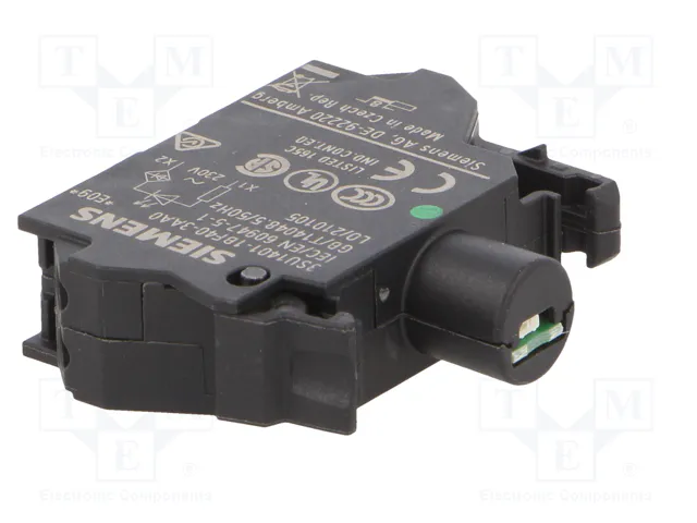 SIEMENS Elemento iluminador LED verde 22mm SIEMENS Elemento iluminador LED verde 22mm