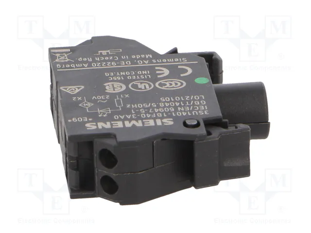 SIEMENS Elemento iluminador LED verde 22mm SIEMENS Elemento iluminador LED verde 22mm