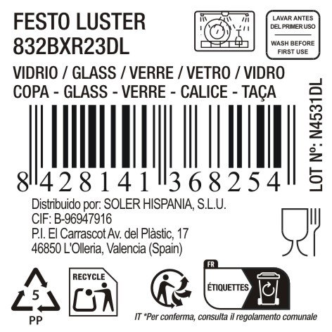 La Mediterranea Copa Festo Luster 325cc