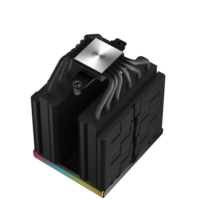 DeepCool AK620 Digital PRO Refrigerador CPU, Doble Ventilador de 120mm PWM, ARGB, 6 Tubos de Calor, Negro - R-AK620-BKAPMN-G