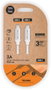 Tech One Tech Cable USB-C a USB-C de Nylon 1m Blanco TEC2204