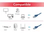 Equip Cable de red Cat6 U/UTP 5m Azul RJ-45