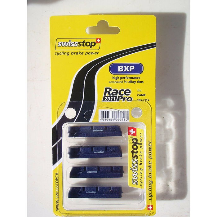 Swissstop Kit 4 Zapatas Race Pro BXP para Campagnolo 10-12V Aluminio