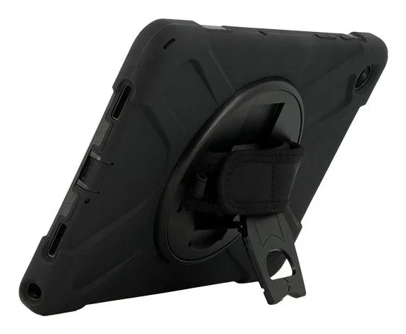 Mobilis 072002 - Funda Protectora Negro para Samsung Galaxy Tab Active5 y Active3 8" - Silicona Resistente a Caídas, Impactos y Golpes con Portabolígrafo