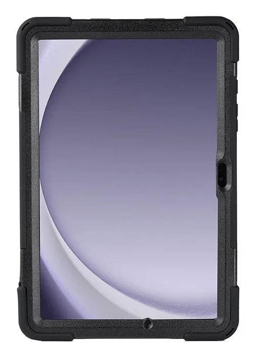 Mobilis 072002 - Funda Protectora Negro para Samsung Galaxy Tab Active5 y Active3 8" - Silicona Resistente a Caídas, Impactos y Golpes con Portabolígrafo