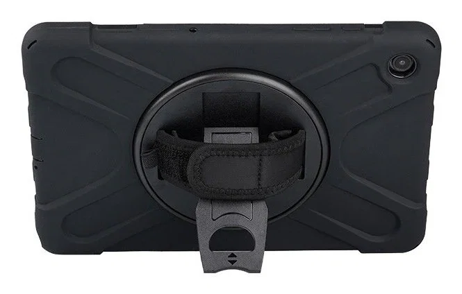 Mobilis 072002 - Funda Protectora Negro para Samsung Galaxy Tab Active5 y Active3 8" - Silicona Resistente a Caídas, Impactos y Golpes con Portabolígrafo