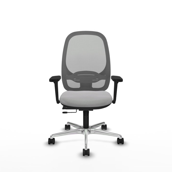 PIQUERAS Y CRESPO Silla de oficina Cilanco con mecanismo Sincro/Traslack Gris