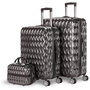 Newbasic Set de 2 Maletas Rígidas de Viaje con Ruedas Multidireccionales 360° y Cierre TSA - Incluye Neceser - Cabina (55x38x24 cm) y Mediana (65x43x28 cm)