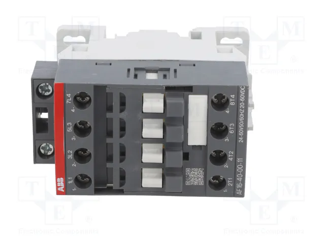 ABB Contactor AF 4-polar NO x4 16A ABB Contactor AF 4-polar NO x4 16A